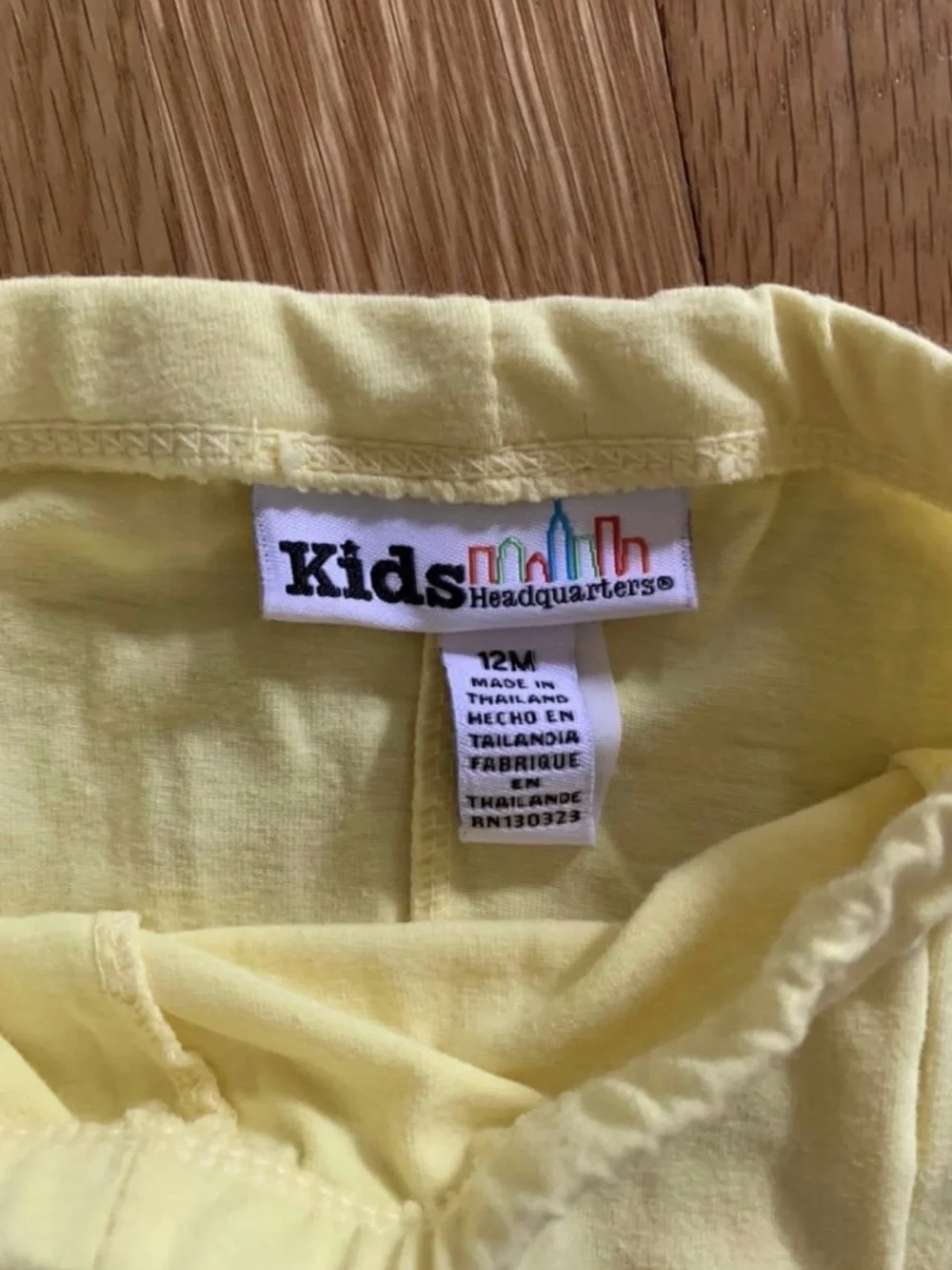 Kids Headquarters Navy Stripe & Yellow Baby Girl Matching Set